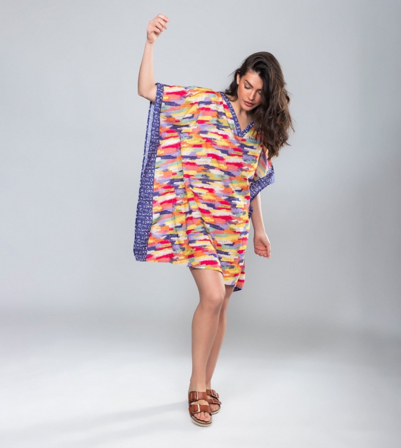 Anekke Kene Print Kaftan Kleid Damen | 8906514-PC