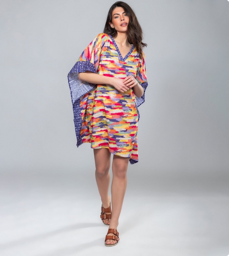 Anekke Kene Print Kaftan Kleid Damen | 8906514-PC