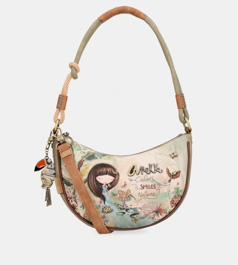 Anekke Oval Plus Messenger Umhängetasche Damen | 0197438-JC